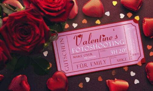 Valentinstag Geschenkidee – Fotoshooting Gutschein von Snapshot.style