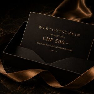 Wertgutschein CHF 500 – Fotoshooting Snapshot.style Studio Hitzkirch Luzern